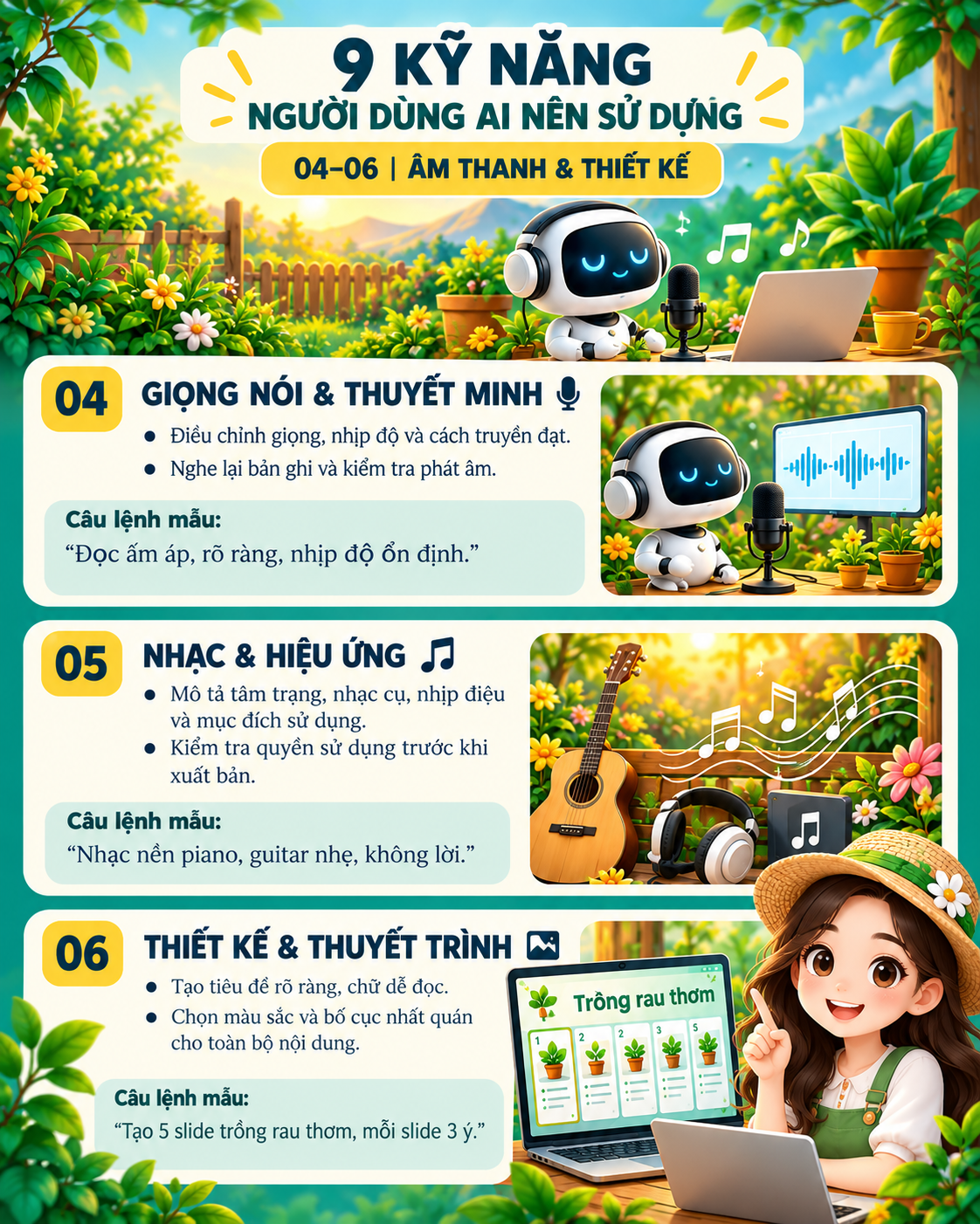 AI Âm thanh và thiết kế